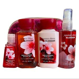 🍒 BATH & BODYWORKS 🍒 - Japanese Cherry Blossom 4 piece set of skin products